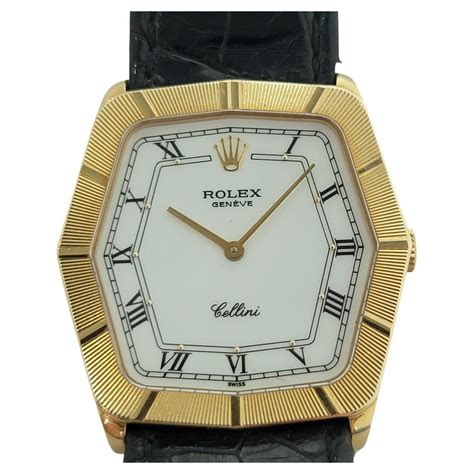 rolex geneve cellini white gold